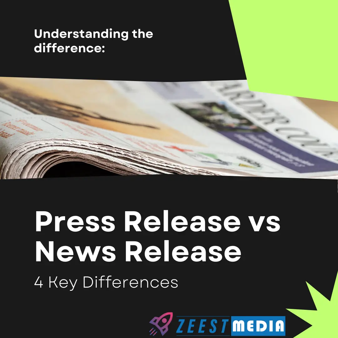Press releases vs news releases. 4 key differences