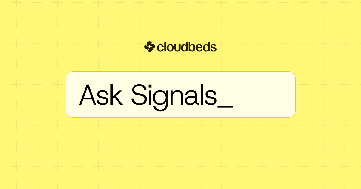 Cloudbeds Introduces Ask Signals, a Conversational AI Interface Built on Unified Hotel Data