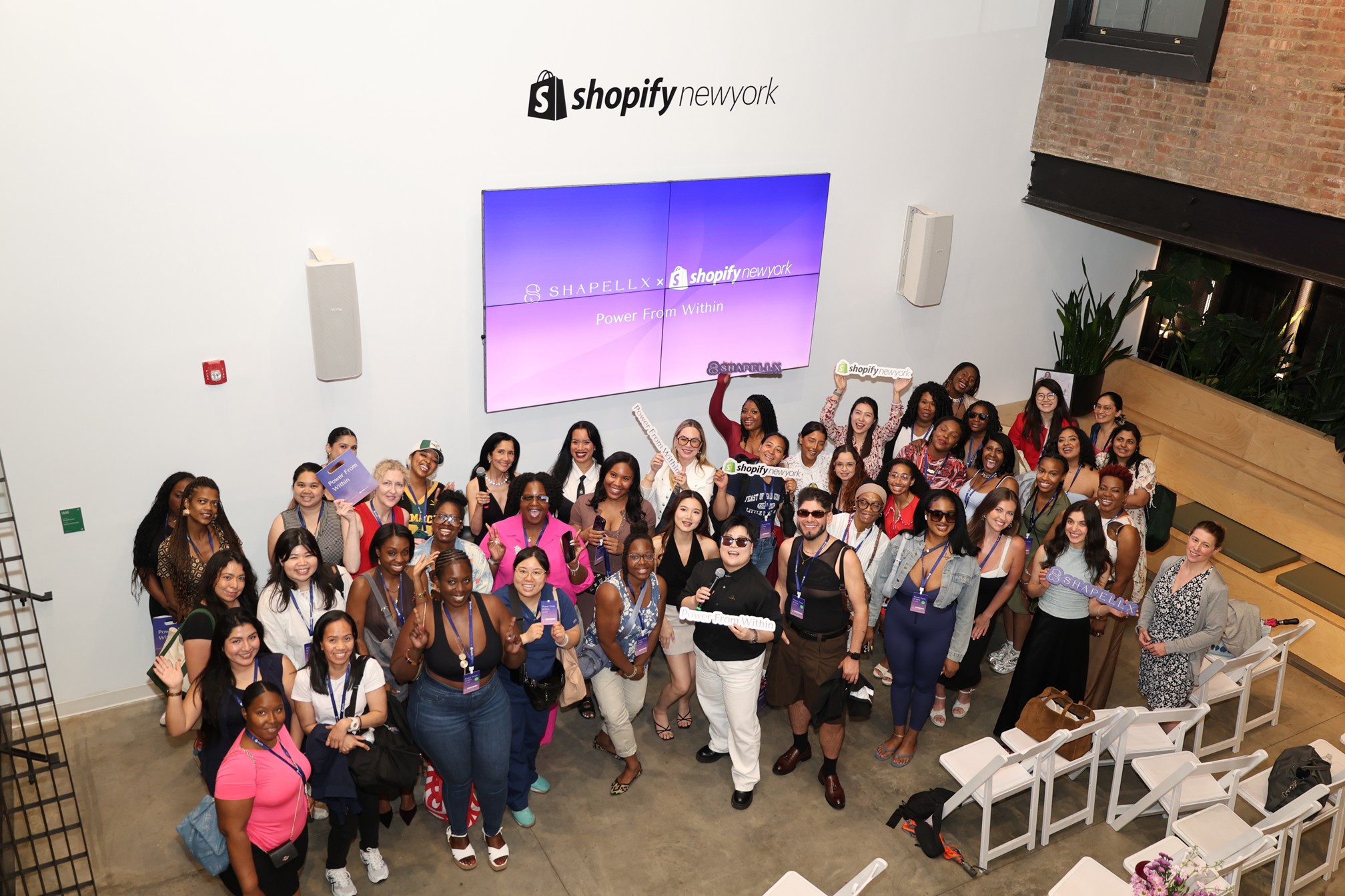 Shapellx and Shopify Hosted “Power From Within” Event in SoHo, New York