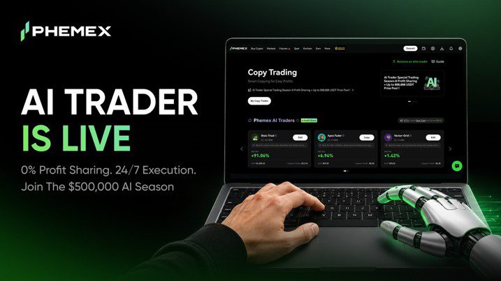 Phemex Launches AI Trader, Institutional-Grade Deep Reinforcement Learning for Every Crypto Investor