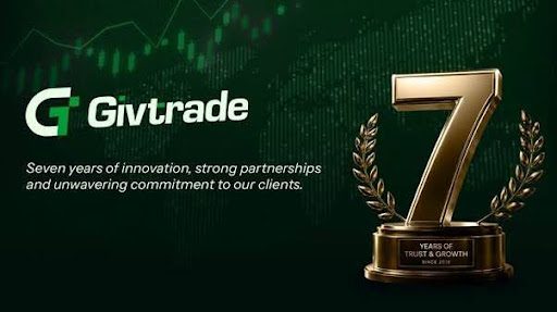 GIVTRADE Marks Seven Years Of Growth, Serving Over 100,000 Traders Worldwide Through Its Regulated International Operations