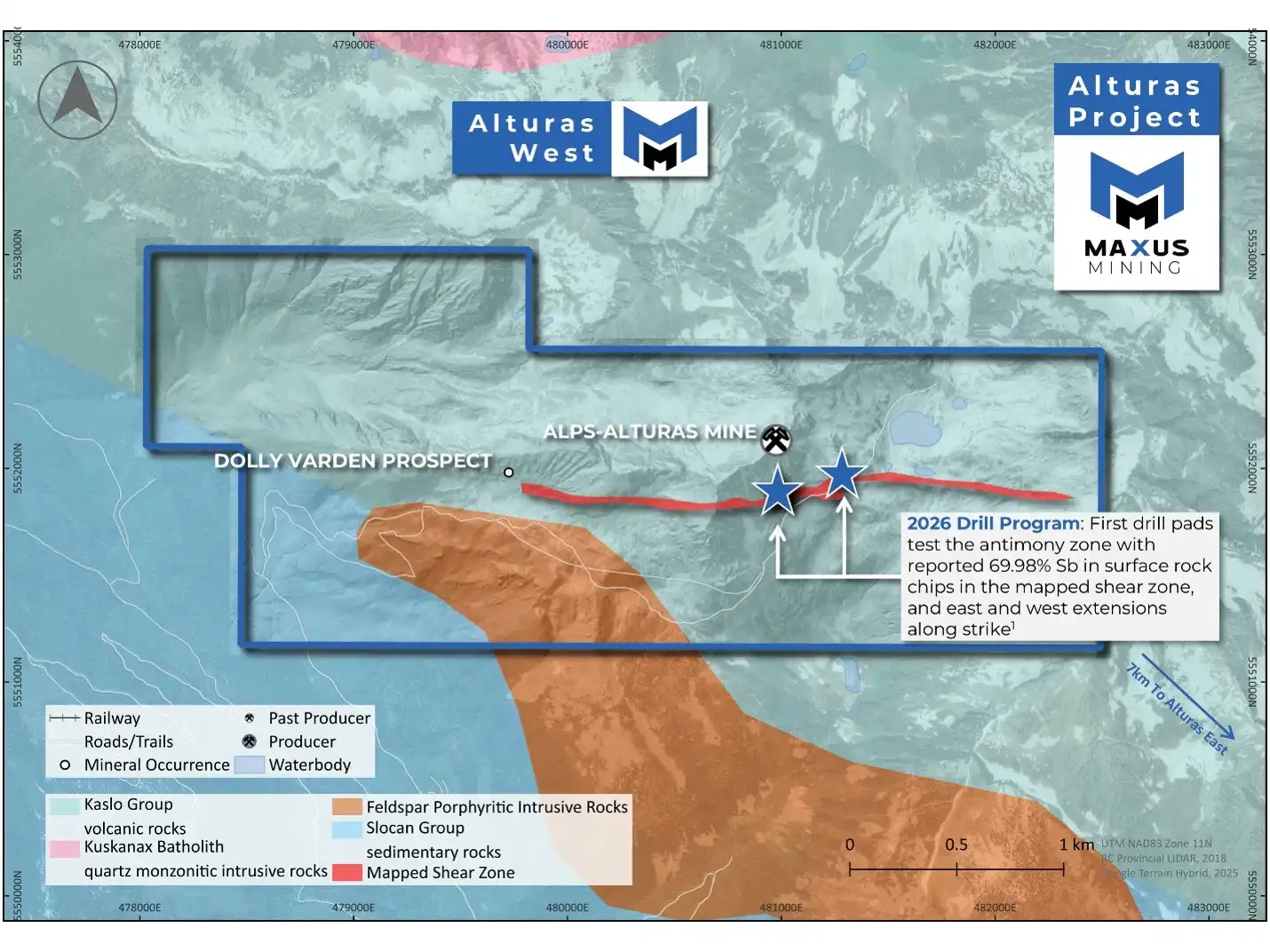 Maxus Mining Mobilizes for Inaugural Drill Program at Alturas West Project