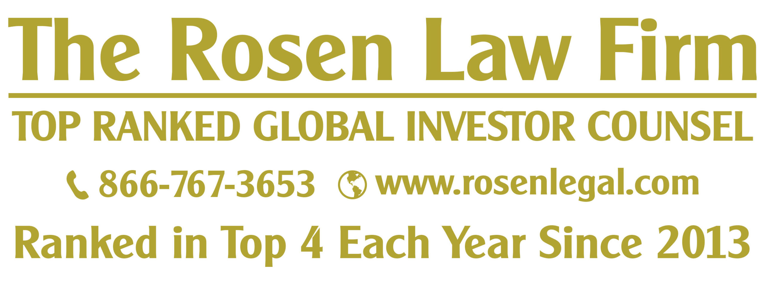 ROSEN, THE FIRST FILING FIRM, Encourages ADMA Biologics, Inc. Investors to Secure Counsel Before Important Deadline in Securities Class Action First Filed by the Firm – ADMA